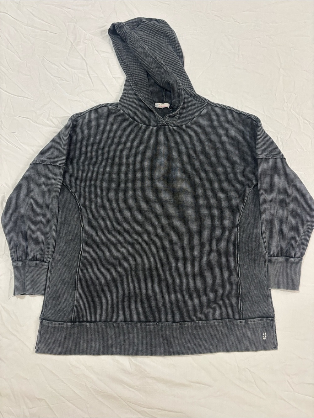 FP Movement by Free People Waffle Knit Slitted Hoodie